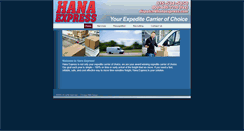 Desktop Screenshot of hanaexpress.com
